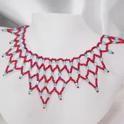 Necklace - Waterfall Alyna - Necklace - Laiton argenté